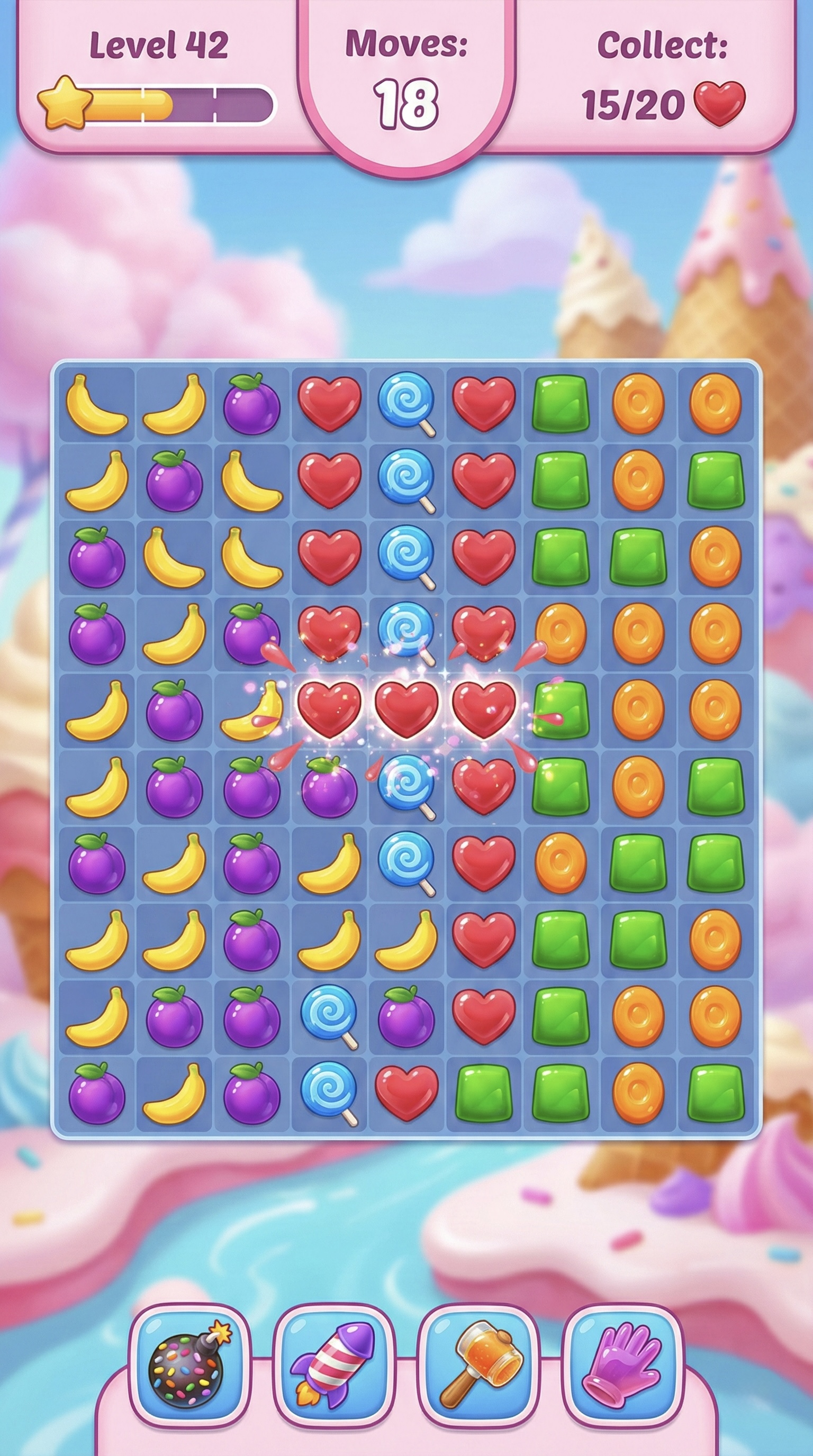 Sweet Candy Match Gameplay